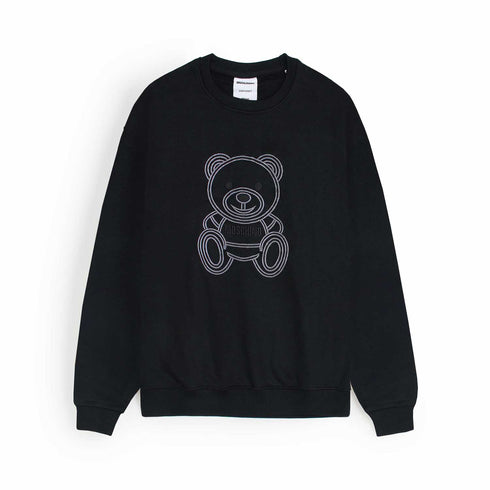 Moschino Black Embroidered Sweatshirt